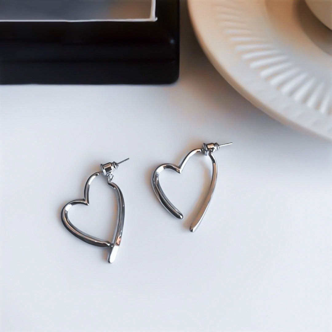 Earring Heart Design - Angelenita