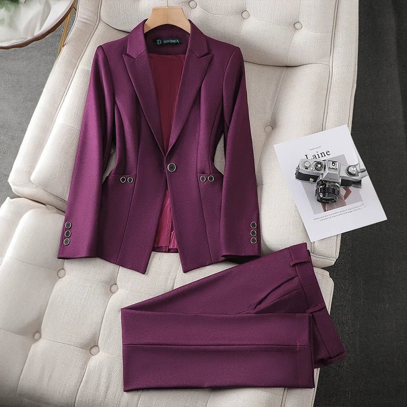 Elegant blazer & pant set - Angelenita